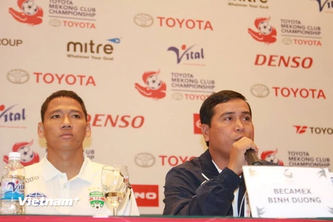 Bình Dương đang là đương kim vô địch Toyota Mekong Cup 2015. (Ảnh: Minh Chiến/Vietnam+)