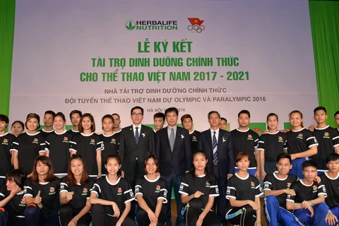 Thể thao Việt Nam chính thức được tài trợ dinh dưỡng ở Olympic 2016. (Ảnh: Ban tổ chức)