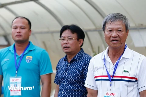 Ông Lê Thụy Hải chủ động chia tay Thanh Hóa vì thành tích không tốt của đội bóng. (Ảnh: Minh Chiến/Vietnam+)