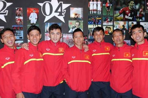 Tuyển Futsal Việt Nam đã có mặt ở Rosario từ hôm qua. (Ảnh: VFF)