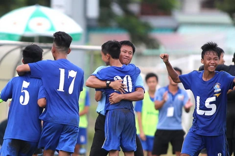 U15 Hoàng Anh Gia Lai lần đầu có mặt ở chung kết giải U15 quốc gia. (Ảnh: VFF)