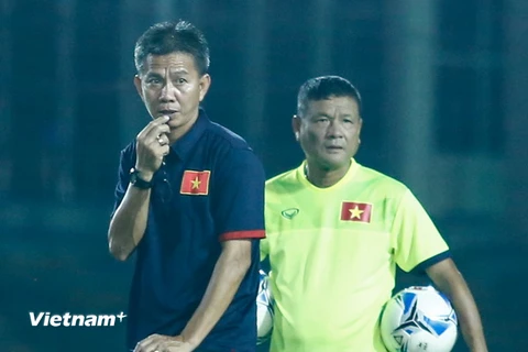 Ngoài tuyển U19, huấn luyện viên Hoàng Anh Tuấn sẽ nhận thêm đội U22. (Ảnh: Minh Chiến/Vietnam+)