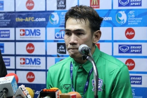 U19 Thái Lan của huấn luyện viên Anurak Srikerd vừa trải qua một giải đấu tồi tệ. (Ảnh: Football Channel Asia)