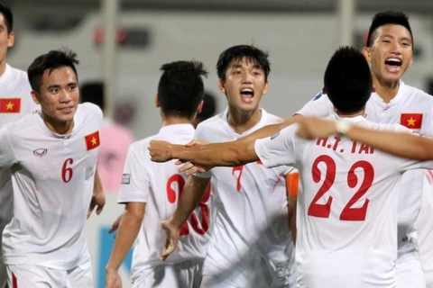 U19 Việt Nam lần đầu giành vé tới World Cup trẻ. (Ảnh: AFC)