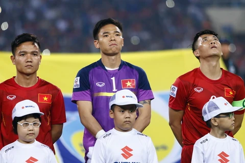 Bắt đầu từ AFF Cup 2018, tuyển Việt Nam sẽ thi đấu tổng cổng 12 trận nếu muốn vô địch. (Ảnh: Minh Chiến/Vietnam+)