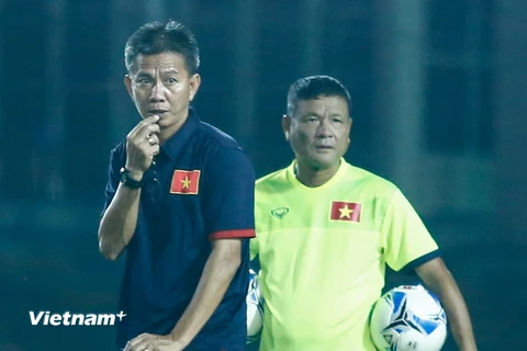 Huấn luyện viên Hoàng Anh Tuấn còn nhiều điều phải lo lắng về U20 Việt Nam. (Ảnh: Minh Chiến/Vietnam+)