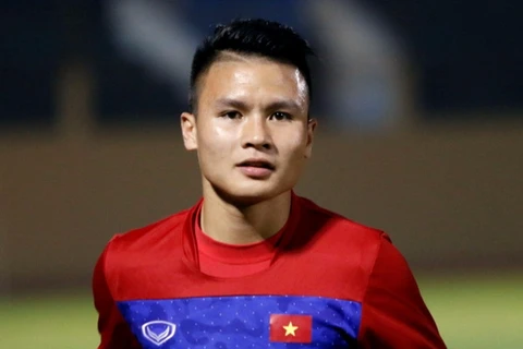 Quang Hải để lại dấu ấn đậm nét với một bàn thắng, một kiến tạo trong trận vừa qua.