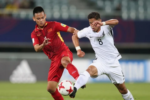 U20 Việt Nam đã làm nên lịch sử với 1 điểm đầu tiên tại U20 World Cup 2017. (Ảnh: FIFA)