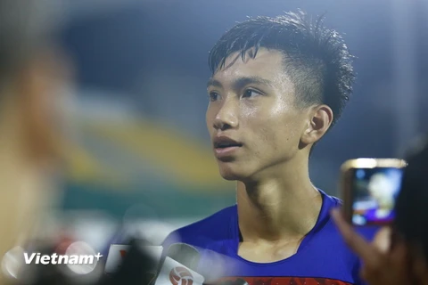 Đoàn Văn Hậu là một trong những cầu thủ U20 Việt Nam ấn tượng nhất tại U20 World Cup 2017. (Ảnh: Minh Chiến/Vietnam+)
