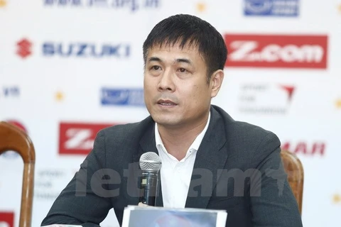 Huấn luyện viên Hữu Thắng muốn U22 Việt Nam chơi đẹp. (Ảnh: Tá Hiển/Vietnam+)