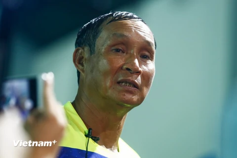 Ông Mai Đức Chung tin rằng các học trò đã vượt qua cú sốc SEA Games. (Ảnh: Đăng Huỳnh/Vietnam+)