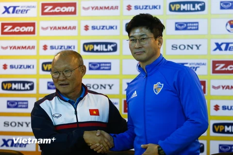 Ông Park tự tin trước cuộc đối đầu với đội bóng quê hương Ulsan Hynhdai. (Ảnh: Vietnam+)