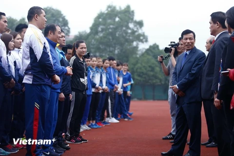 Bộ trưởng Bộ Văn hóa, Thể thao và Du lịch Nguyễn Ngọc Thiện đề nghị các đội tuyển noi gương U23 Việt Nam, cố gắng giành thành tích cao nhất tại ASIAD 2018 ở Indonesia.