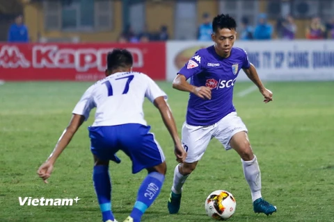 Đội trưởng Văn Quyết tin rằng các cầu thủ U23 Việt Nam ở đội Hà Nội còn phải cố gắng nhiều hơn nữa. (Ảnh: Thùy Minh)