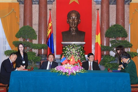 Thông cáo chung quan hệ hai nước Việt Nam-Mông Cổ