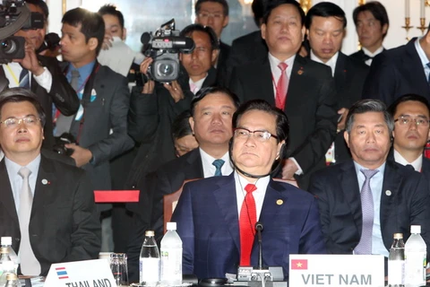 Thủ tướng Nguyễn Tấn Dũng dự Hội nghị Cấp cao ASEAN-Nhật Bản. (Ảnh: Đức Tám/TTXVN)