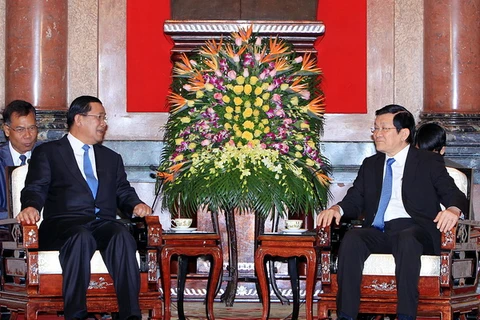 Tăng cường trao đổi thương mại Việt Nam-Campuchia