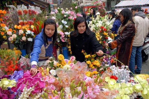 Mở rộng chợ hoa Tết truyền thống phố Hàng Lược