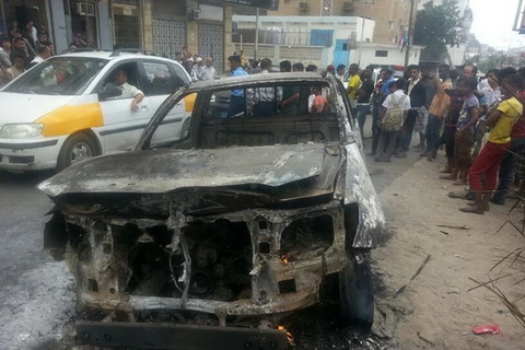 Bom xe phát nổ cạnh khu ngoại giao ở thủ đô Yemen