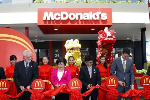Khánh thành Nhà hàng McDonald's đầu tiên tại Việt Nam