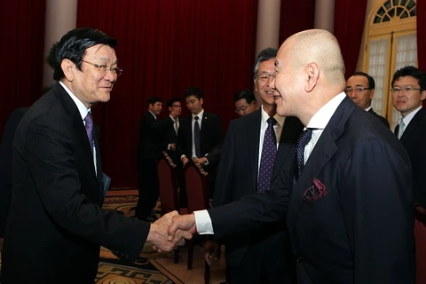 Chủ tịch nước tiếp Đoàn doanh nghiệp Nhật Bản tại Việt Nam