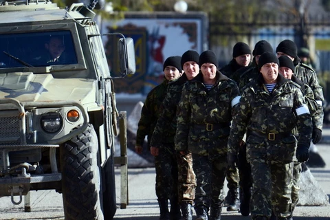 Ukraine quyết không rút quân khỏi bán đảo Crimea 