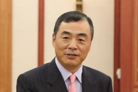 Đại sứ Trung Quốc Khổng Huyễn Hựu. (Ảnh: Trí Dũng/TTXVN)