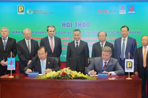 Việt Nam-Bulgaria chia sẻ kinh nghiệm tái chế dầu nhờn