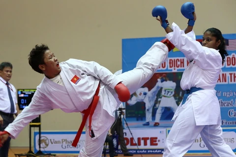 Việt Nam nhất toàn đoàn giải vô địch Karatedo Đông Nam Á