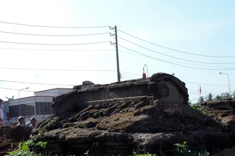 Bến Tre tiến hành khai quật ngôi mộ cổ ở Chợ Lách 
