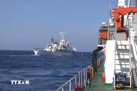 Phóng viên TTXVN: Tàu Trung Quốc rất hung hãn và liều lĩnh 