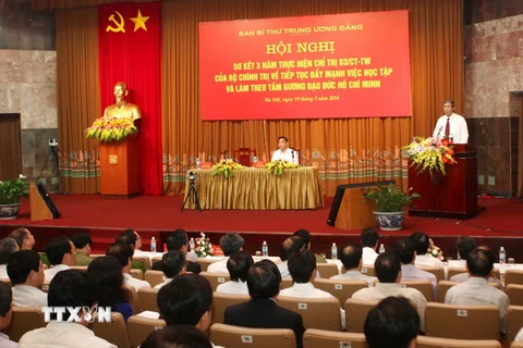 Sơ kết 3 năm thực hiện học tập gương đạo đức Hồ Chí Minh