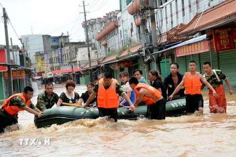 Nhiều tỉnh thành của Trung Quốc bị thiệt hại do mưa lớn