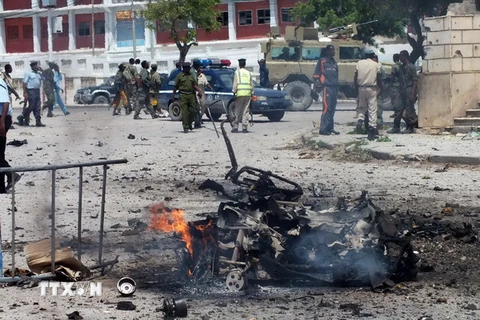 Lại đánh bom gần tòa nhà Quốc hội Somalia, 4 người chết