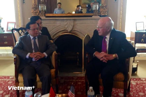 Bí thư Thành ủy Hà Nội Phạm Quang Nghị thăm và làm việc tại Mỹ