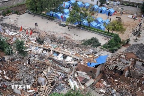 Lãnh đạo Đảng, Nhà nước gửi điện thăm hỏi vụ động đất tại Trung Quốc
