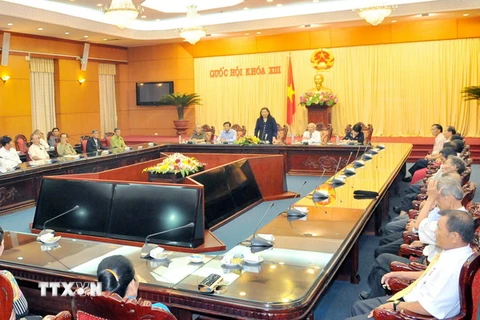 Phó Chủ tịch Quốc hội tiếp đoàn Hội tù yêu nước tỉnh Quảng Ngãi