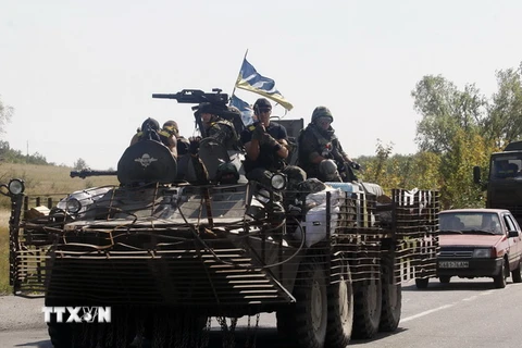 Khu vực phía Nam thành phố Donetsk của Ukraine bị pháo kích