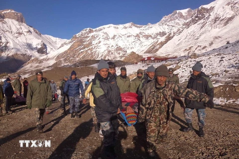 Xác minh thông tin có người Việt mất tích trong vụ lở tuyết ở Nepal