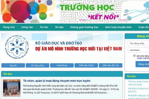 Hỗ trợ tổ chức và quản lý giáo dục qua trang “Trường học kết nối”