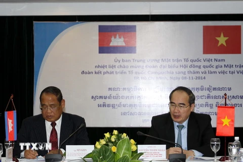 MTTQ coi trọng xây dựng mối quan hệ hữu nghị với Campuchia