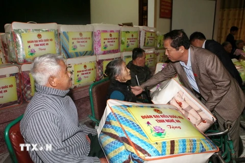 Đoàn Đại biểu Quốc hội tỉnh Nghệ An thăm các thương, bệnh binh