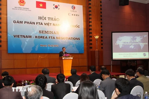 Hàn Quốc và Việt Nam tiến hành vòng đàm phán FTA thứ 9