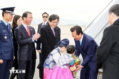 Thủ tướng Nguyễn Tấn Dũng dự Đối thoại với doanh nghiệp Hàn Quốc