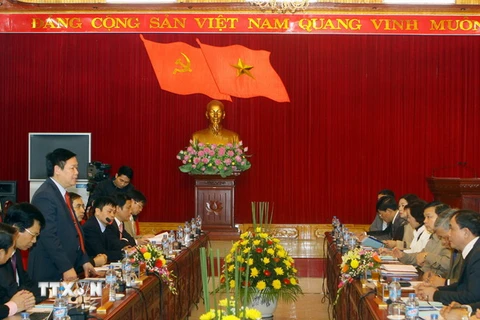 Đoàn công tác Ban Kinh tế Trung ương làm việc tại tỉnh Yên Bái