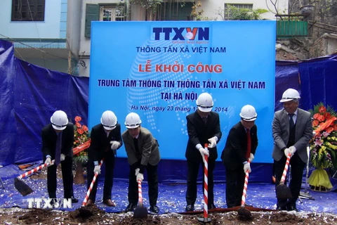Khởi công Trung tâm Thông tin Thông tấn xã Việt Nam tại Hà Nội