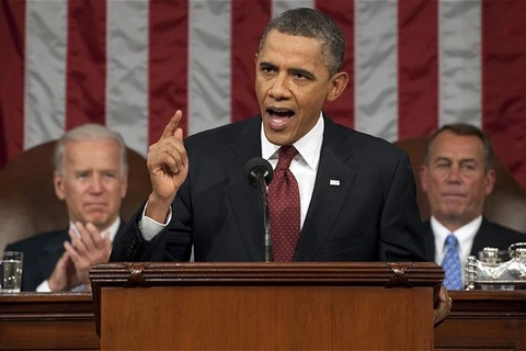 Tổng thống Mỹ Barack Obama đọc Thông điệp liên bang 2015