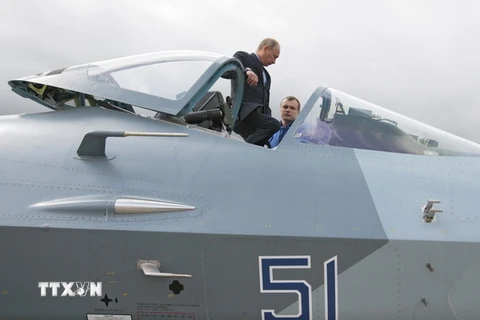 Không quân Nga tiếp nhận máy bay chiến đấu T-50 từ năm 2016