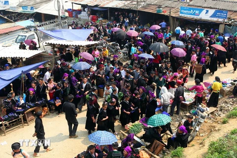 Rộn ràng ngày hội du Xuân của người Mông ở Điện Biên