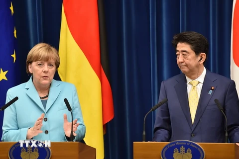 Nhật, Đức hối thúc Nga đóng vai trò xây dựng trong vấn đề Ukraine